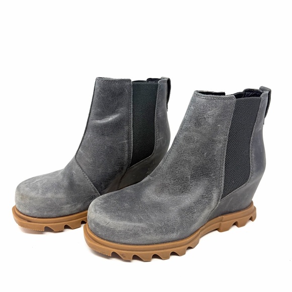 EUC Sorel Women's Joan of Arctic Wedge III Chelsea Boot Size 6.5 - Picture 6 of 9